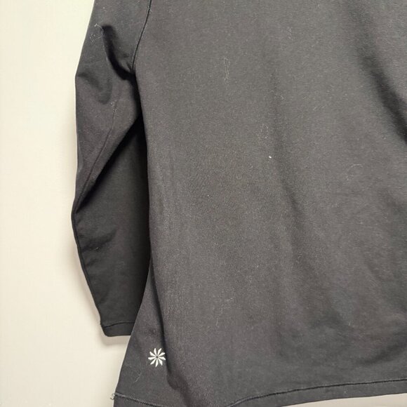 Athleta Black Long Sleeve Salutation Top medium - Picture 5 of 6
